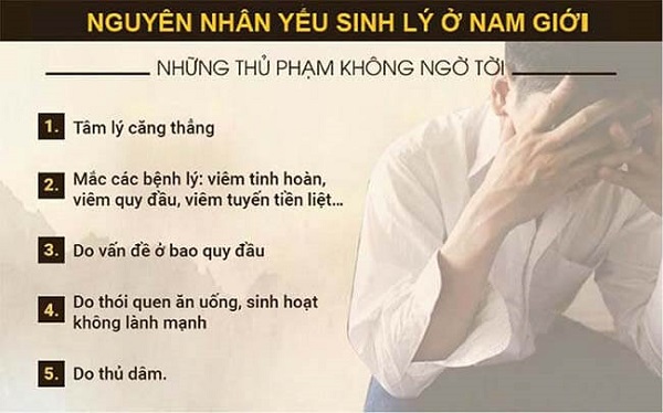 Nguyên nhân yếu sinh lý